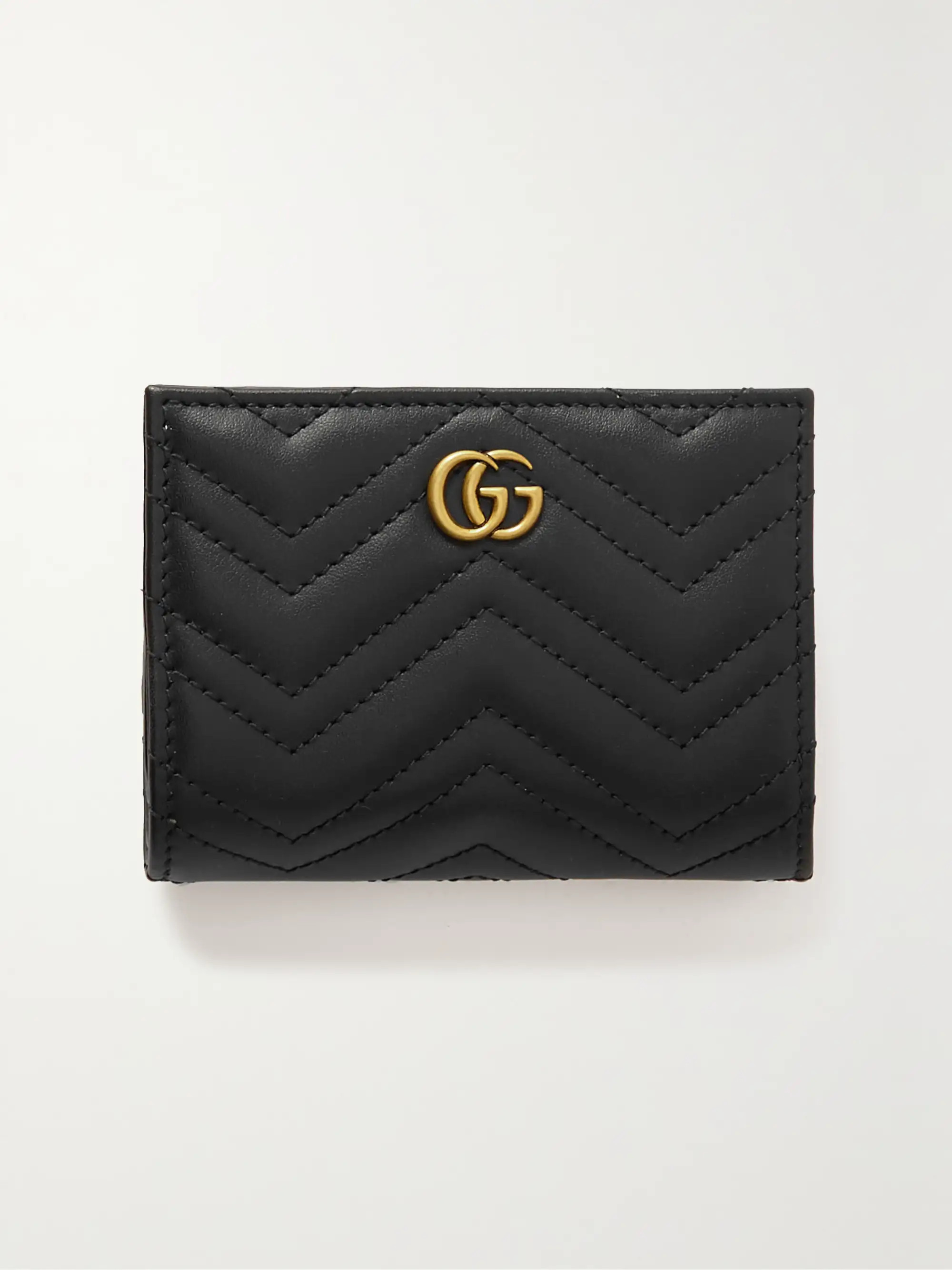 GG Marmont 2.0 embellished matelassé leather wallet | NET-A-PORTER (UK & EU)