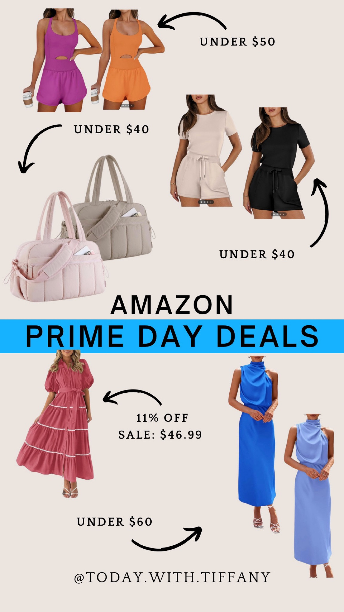 Hellloooo girlie pop 💗 glad you’re here! My favorite finds from the Amazon sale! Calpak look-alike duffel, free people look-alike romper and more! Perfect for every occasion ❤️ 

#LTKFindsUnder50 #LTKFindsUnder100 #LTKSaleAlert