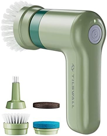 Tilswall M4L Electric Spin Scrubber, Lightweight Handheld Cleaning Brush, Cordless Bathroom Showe... | Amazon (US)