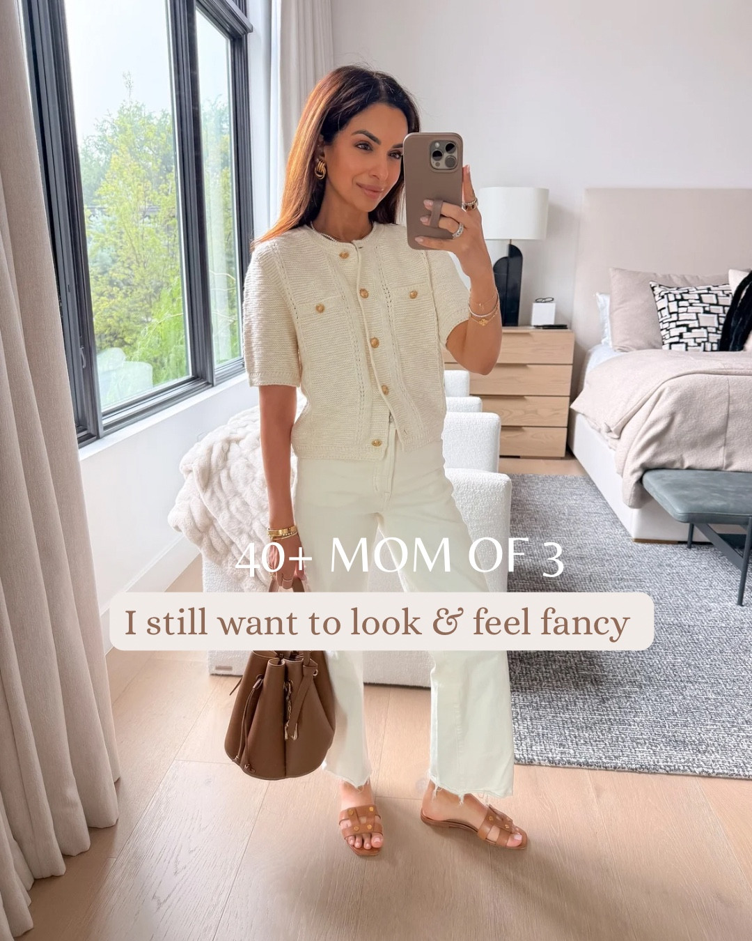 Fancy but comfy 🙌🏽 linked up some looks that I love that are elevated but actually wearable in this season of life. I typically wear a size 0/24 in bottoms & XS in tops. I wear short length in the Aritzia lodge pants for reference, and regular length in the Madewell cropped denim 

#LTKootd #LTKPetite #LTKOver40