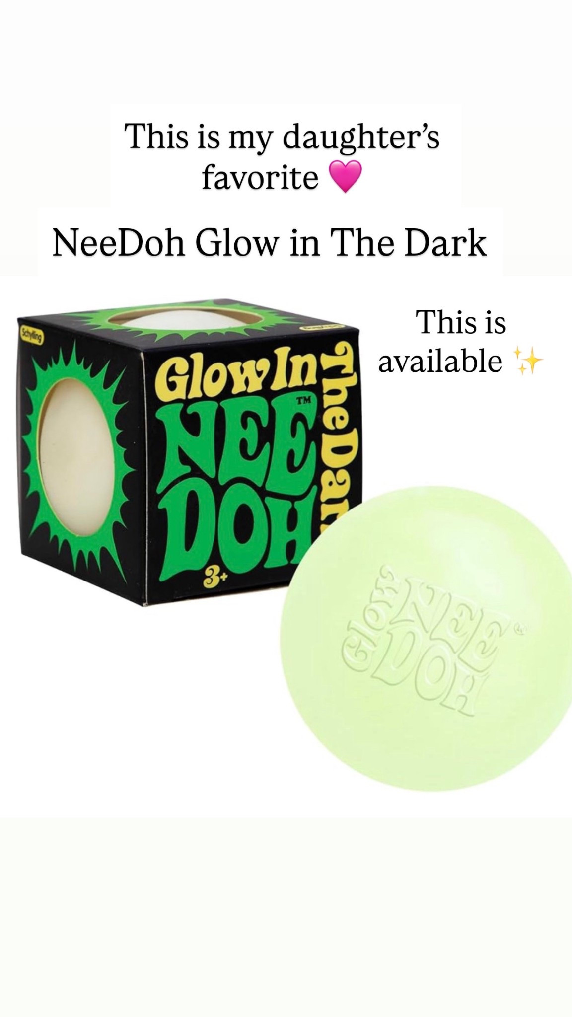 NeeDoh Glow in The Dark

#LTKKids
