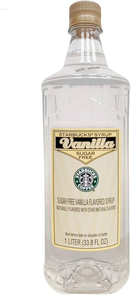 Starbucks Sugar-Free Vanilla Syrup (1-L.) | Amazon (US)