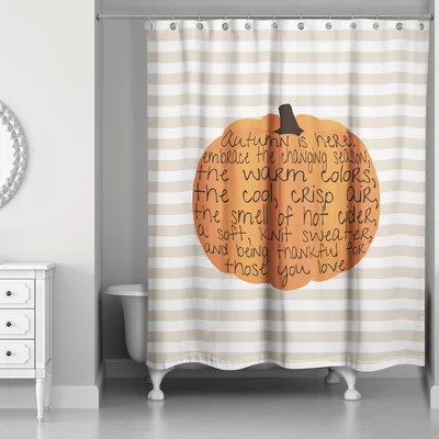 Embrace Autumn Single Shower Curtain | Wayfair North America