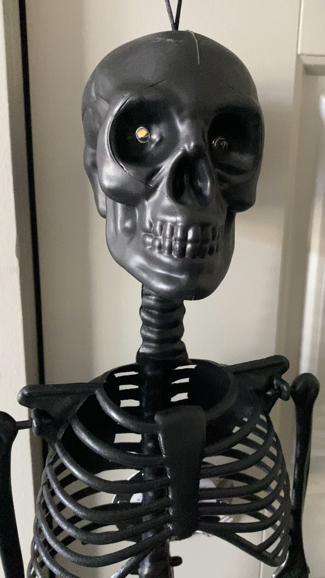 32 inch hanging skeleton with white led eyes. Halloween decor. Halloween skeleton. 

#LTKFindsUnder50 #LTKParties #LTKSeasonal