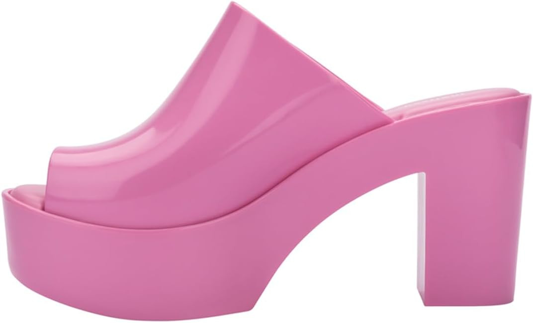 Melissa Mule Heel Collection - Fashion Sandal for Women - Iridescent Comfortable Mule Style - Hig... | Amazon (US)