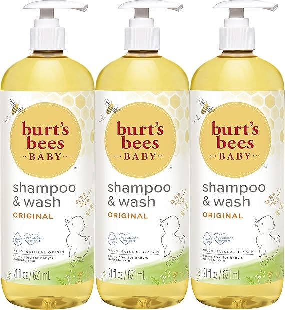 Burt's Bees Baby Shampoo & Wash, Original, 21 Ounces (Pack of 3) | Amazon (US)