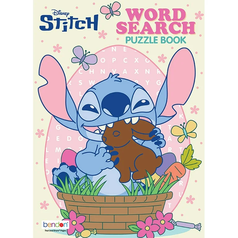 Disney Stitch Easter 64-Page Word Search Puzzle Book, Paperback by Bendon | Walmart (US)