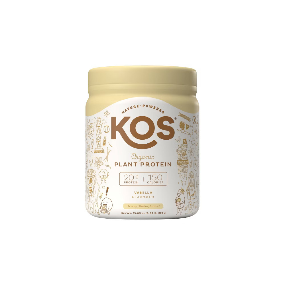KOS Organic Vegan Protein Powder - Vanilla - 13.05oz | Target