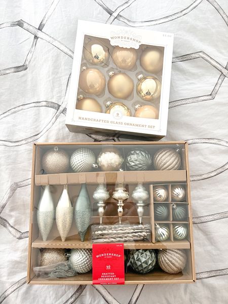 These Target holiday ornament sets along with a ton of other holiday ornaments, lights & decor are currently 30% off. 

#LTKsalealert #LTKHoliday #LTKhome