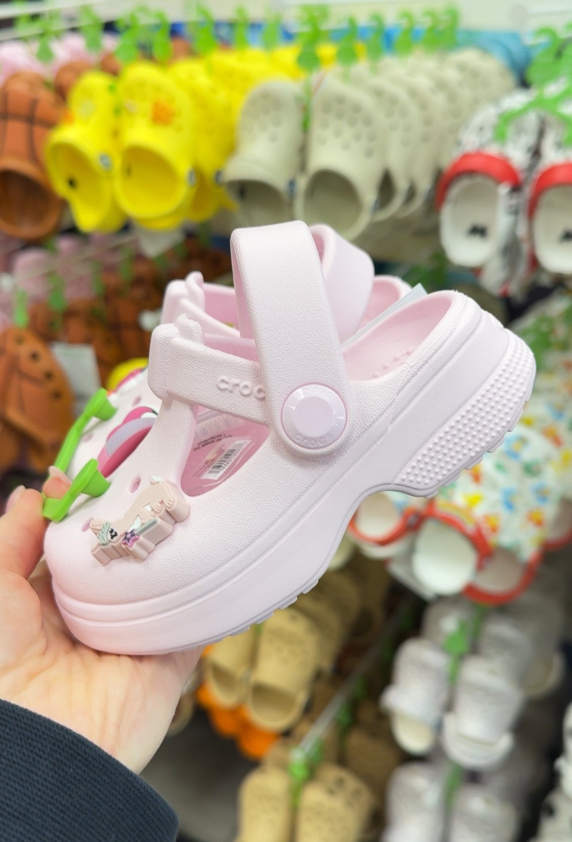 Spring trend alert! These are the cutest toddler shoes for spring! Does run larger than the typical crocs, I recommend sizing down if you’re in between sizes.

#LTKFamily #LTKKids #LTKBaby