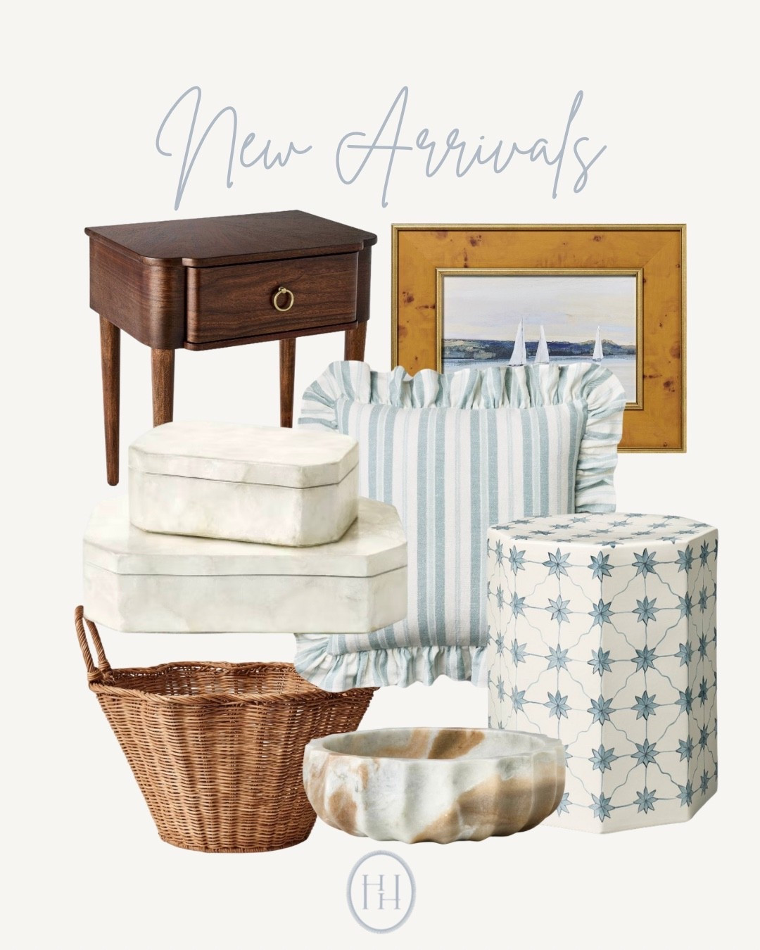 Home decor, studio McGee, living room decor, capiz 