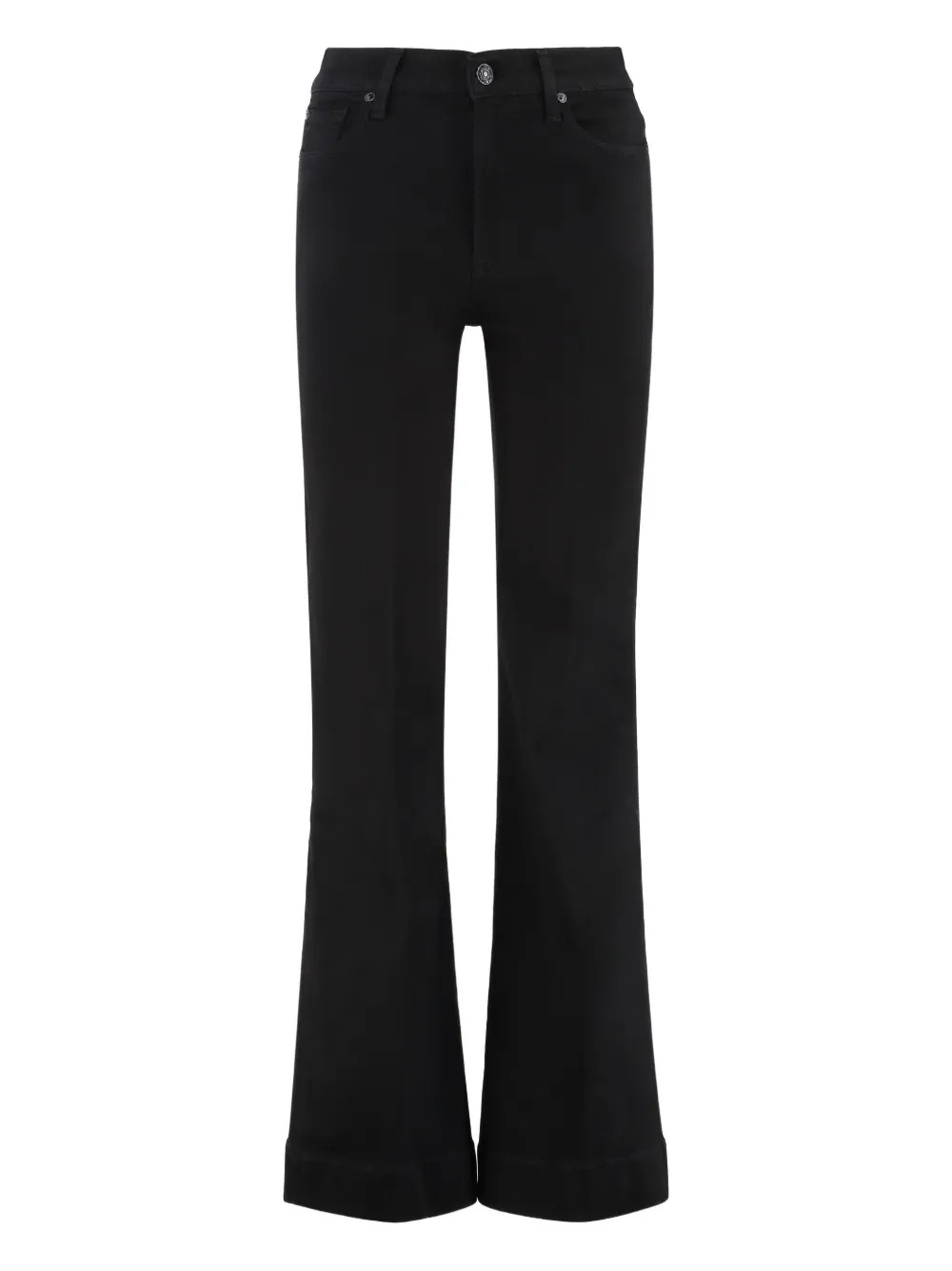 7 For All Mankind Dojo Bootcut Jeans | Black | FARFETCH DE | Farfetch Global