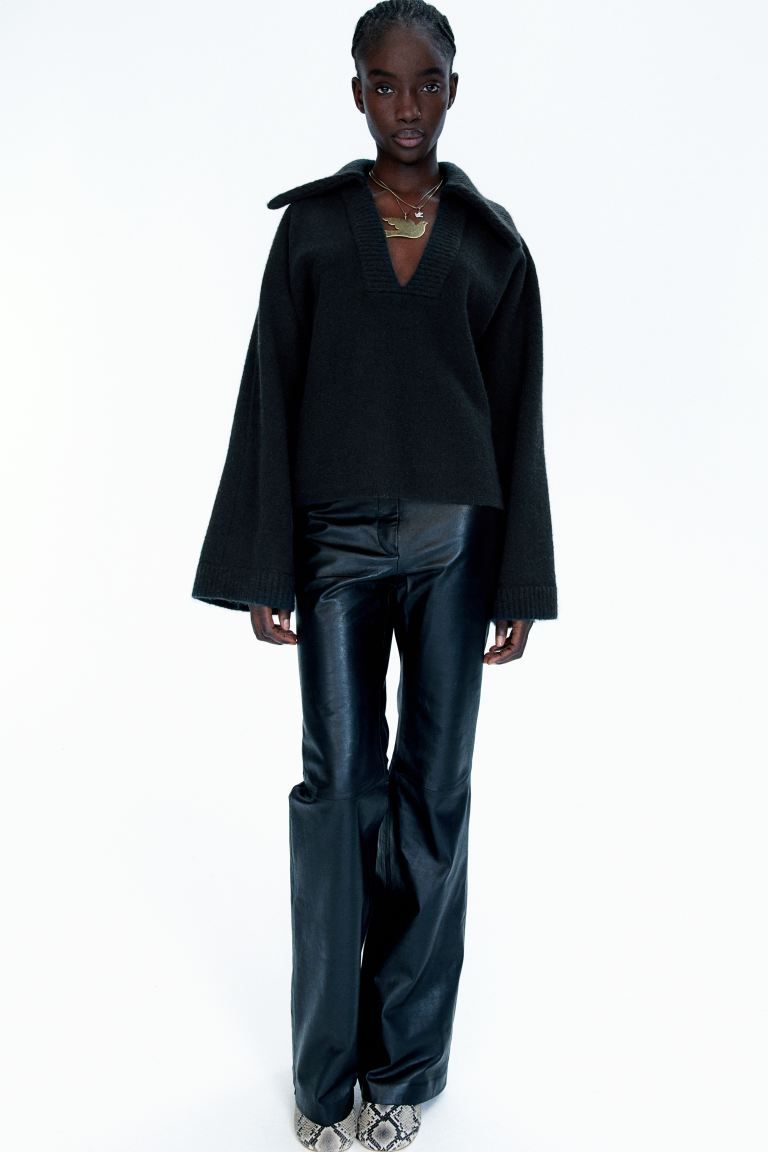 Wool-blend collared jumper | H&M (UK, MY, IN, SG, PH, TW, HK)