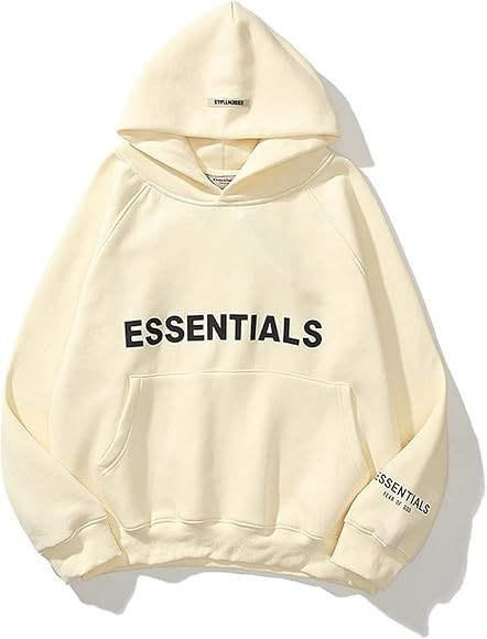 Essentials Hoodie Hip Hop Couples Sweatshirt Trendy Pullover Hooded For Teens Men Women Youth | Amazon (US)