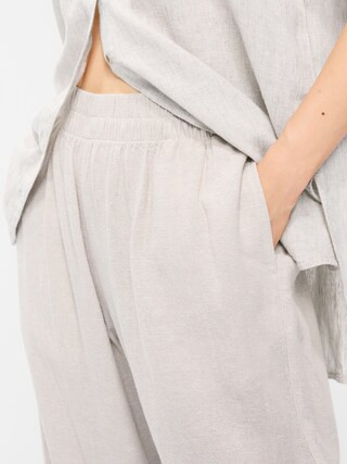 High-Waisted Linen-Blend Straight Ankle Pants | Old Navy (US)