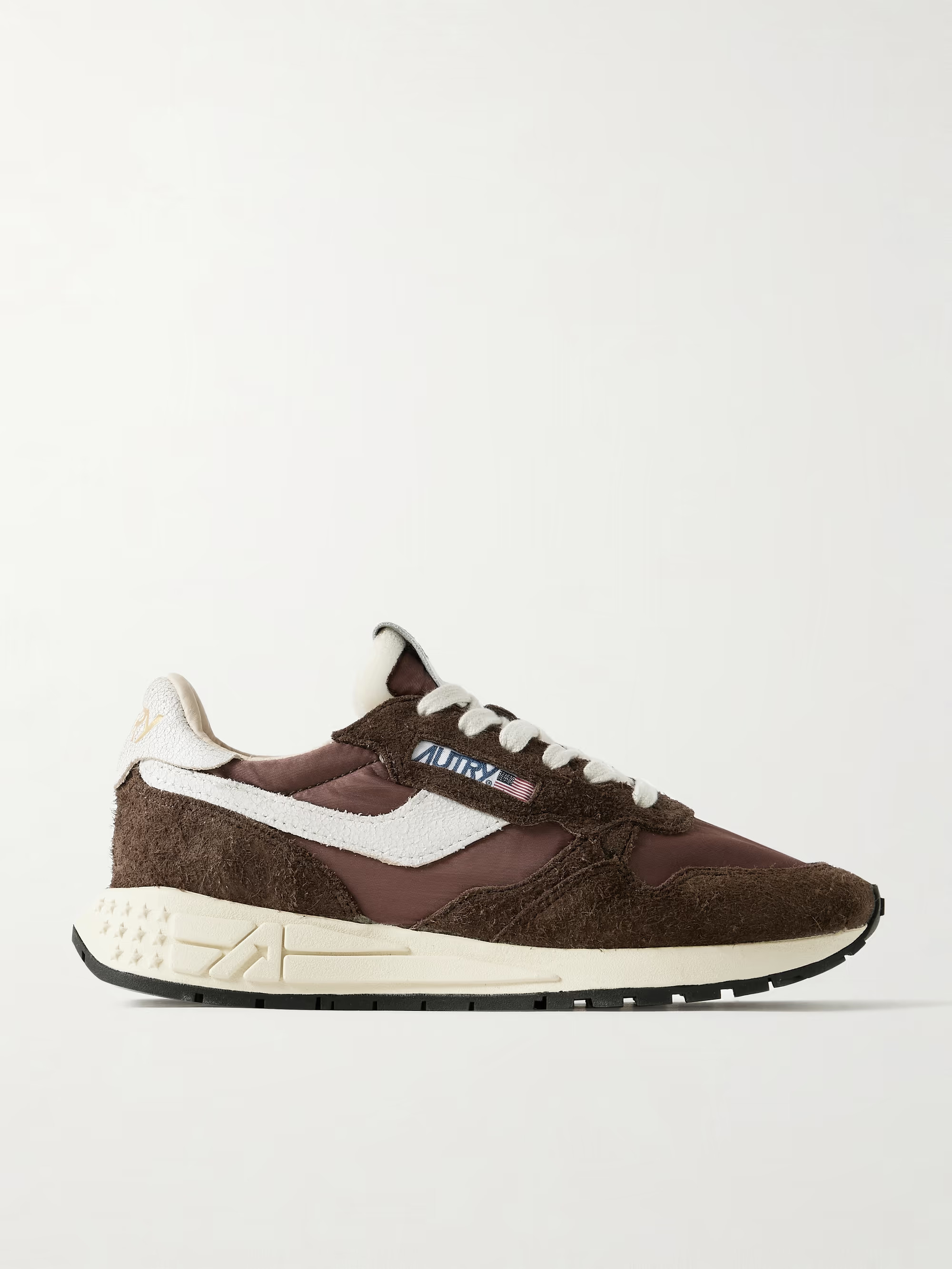 Reelwind Low suede and shell sneakers | NET-A-PORTER (US)