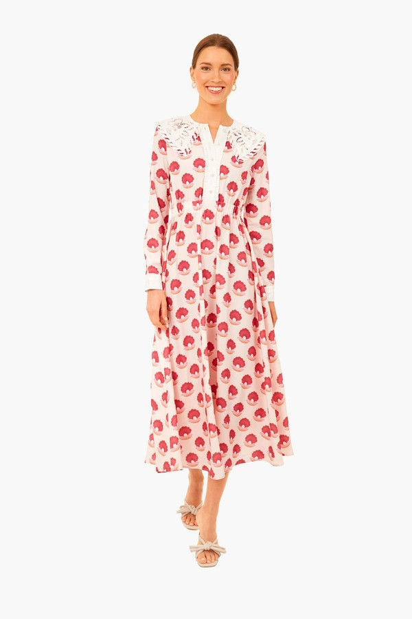 Pink Pure Pearls Midi Dress | Tuckernuck (US)