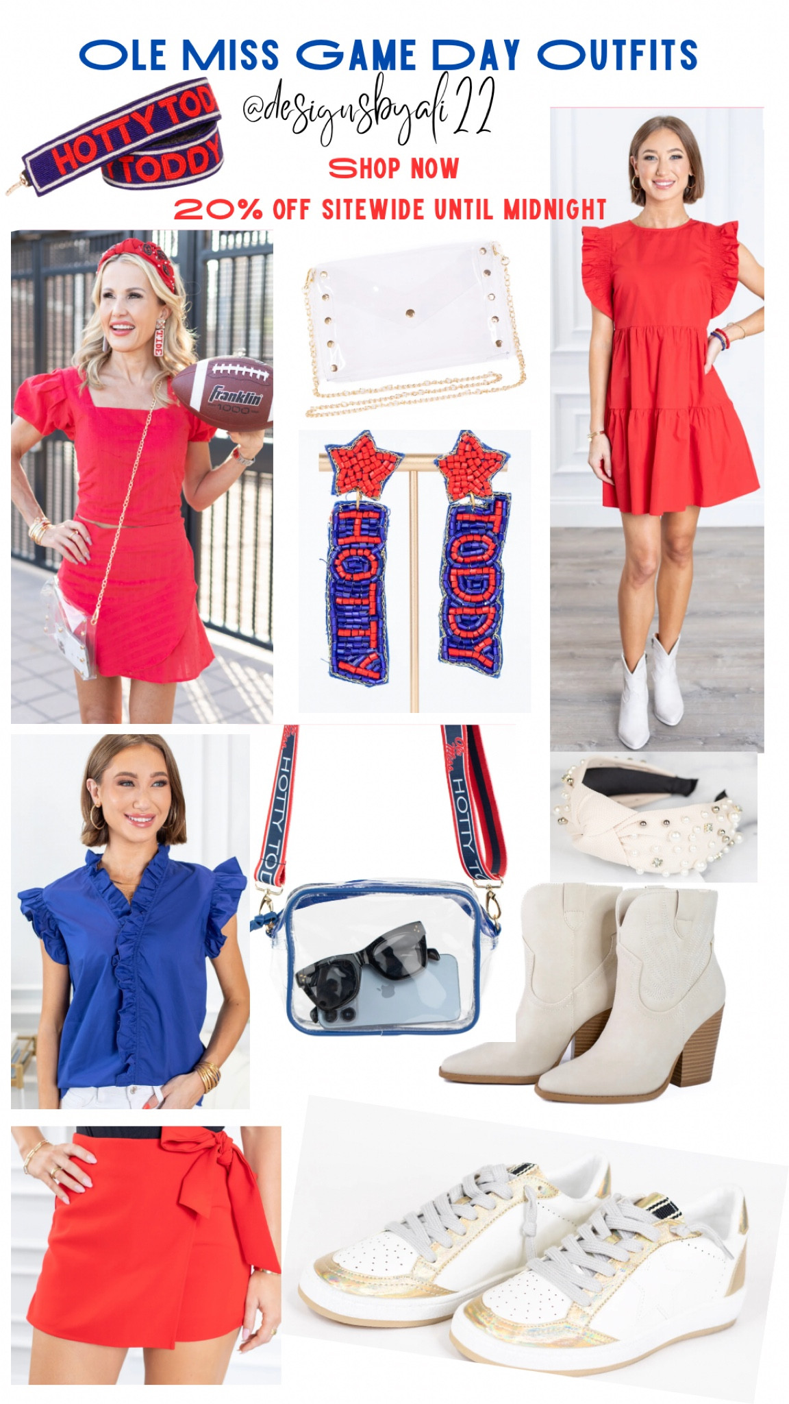 fitted lace wedding dress Wes & Willy Collegiate Girls Red Ole Miss Ruffle Tunic 10 main image 0