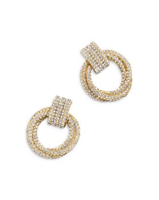 Arabella Pavé Doorknocker Drop Earrings | Bloomingdale's (US)