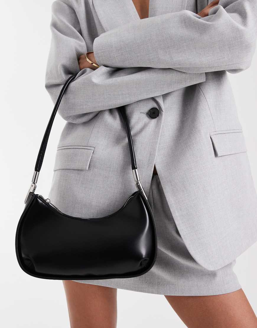 Glamorous clean shoulder bag in black | ASOS (Global)
