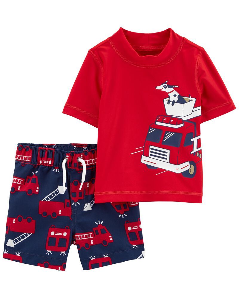 Carter's Firetruck Rashguard | OshKosh B'gosh