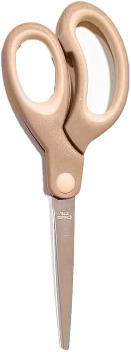 Pastel Non Stick Scissors, All Purpose Stainless Steel Craft Scissors with Soft Grip, Blunt Tip F... | Amazon (US)