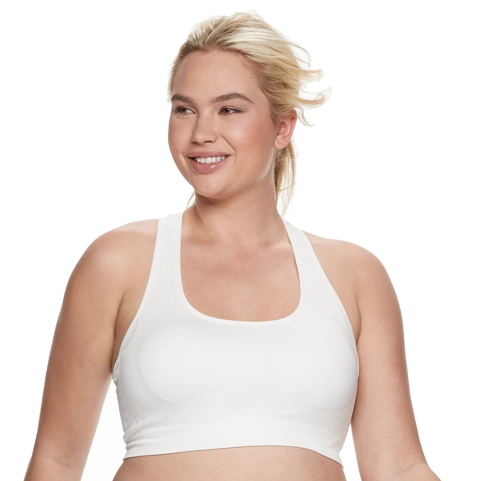 Plus Size Tek Gear\u00ae Seamless Low-Impact Sports Bra | Kohl's