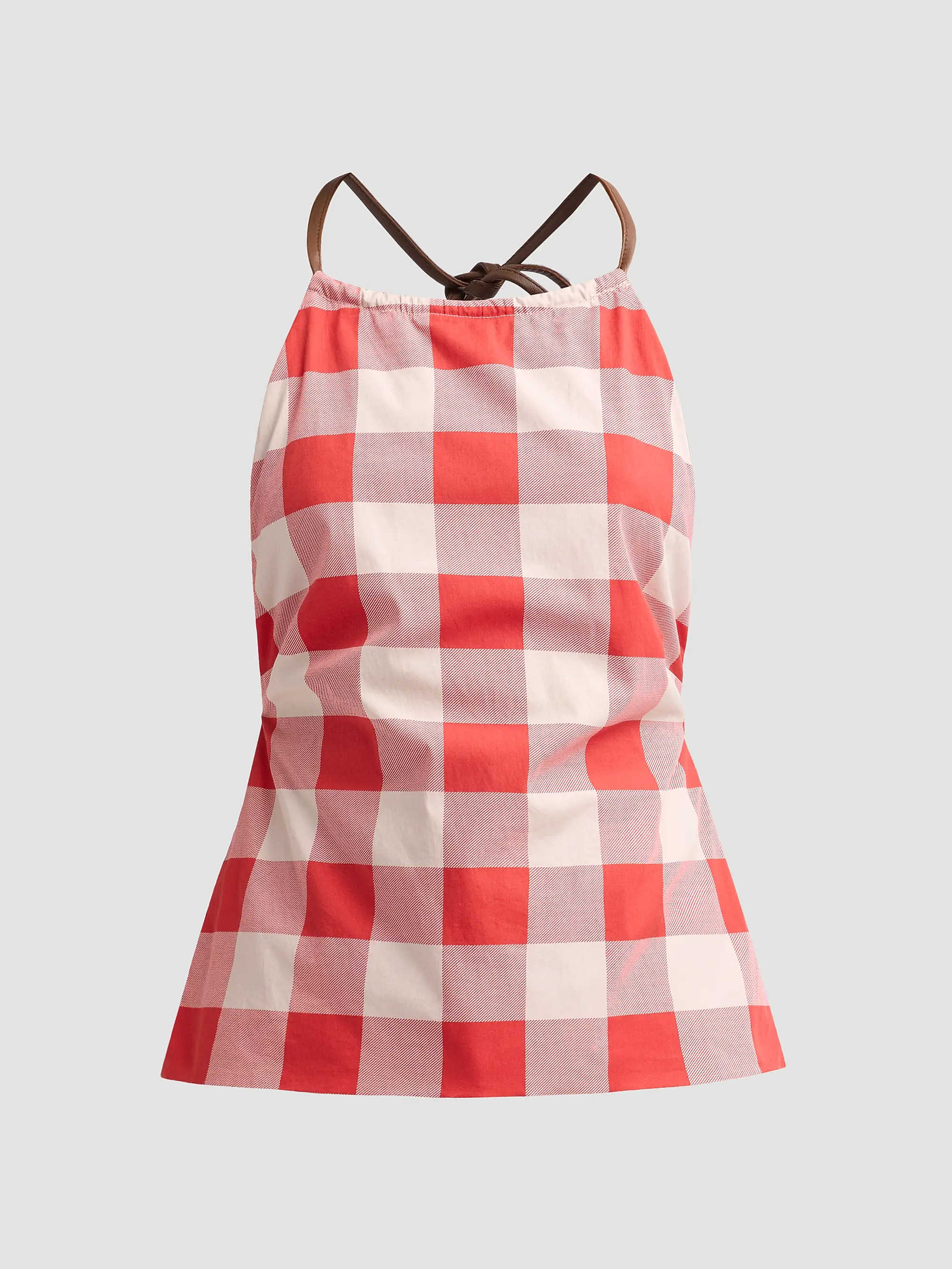 SEROYA Deza Check Halter Top | Saks Fifth Avenue | Saks Fifth Avenue