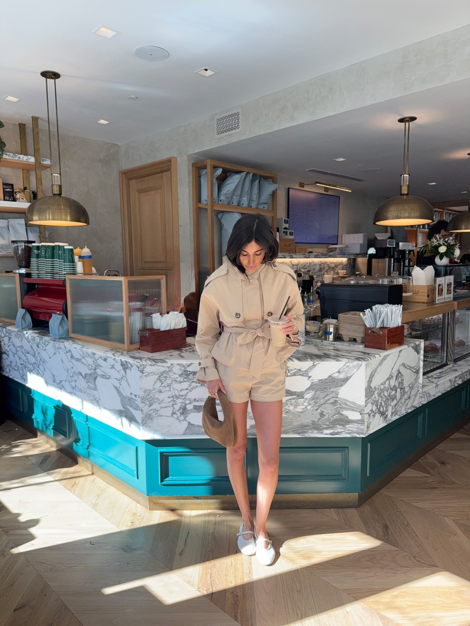 this romper is everything to me. the perfect high neck trench coat 

#LTKootd