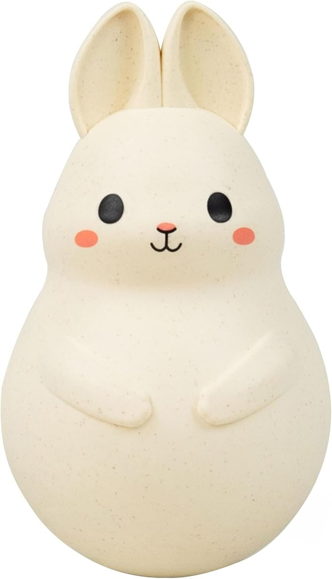 Roly Poly - Bunny, Tummy Time Baby Infant Toy, Wobbling, Soothing Sensory Toy, Gentle Tinkling So... | Amazon (US)
