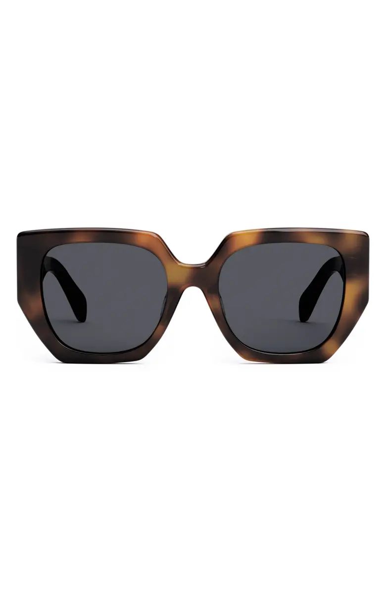 Triomphe 55mm Butterfly Sunglasses | Nordstrom