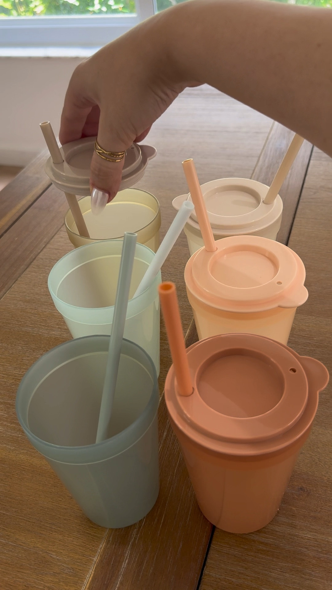 Perfect summer find for the kiddos ☀️🍉 How cute are these cups with matching lids and straws? 🙌🏻 

#LTKHome #LTKBaby #LTKSummerSales