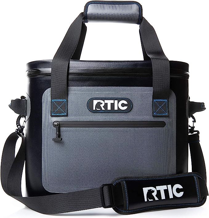 RTIC Soft Cooler 30, Blue/Grey, Insulated Bag, Leak Proof Zipper | Amazon (US)