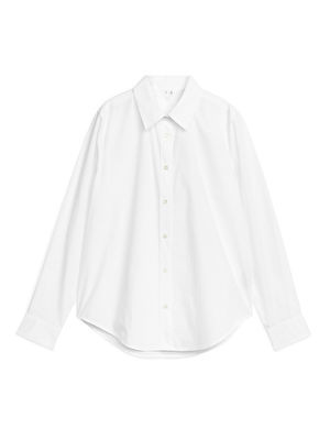 Straight Cut Poplin Shirt | ARKET (US&UK)