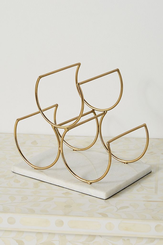 Brass Wine Rack | Anthropologie (US)