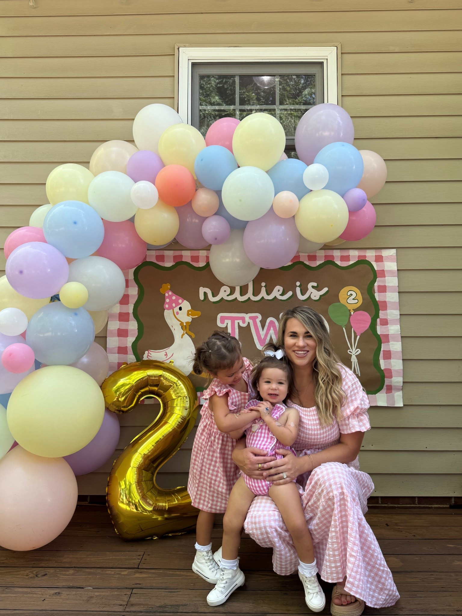 Just me and my girls — celebrating our silly, sunshine-filled two year old, with big sis right by her side. My whole heart in one photo 💛

#LTKParties #LTKKids #LTKFamily