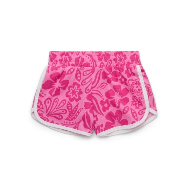 Wonder Nation Girls Knit Dolphin Shorts, Sizes 4-18 & Plus | Walmart (US)