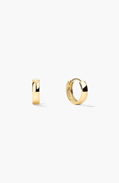 Bold Huggie Hoops in 10K Yellow Gold by MEJURI at Nordstrom | Nordstrom