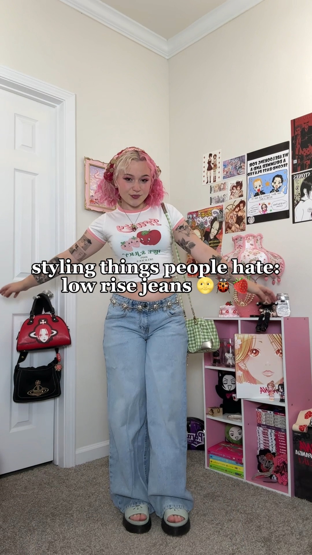 Low rise jeans ootd outfit inspo for summer, spring, fall, winter  

#LTKStyleTip #LTKSaleAlert #LTKPetite