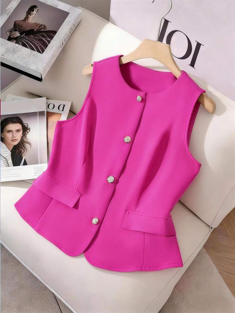 GlowEve CURVE Plus Size Shirt With Design Sense, Commuting Versatile Slimming Waist High-Quality ... | SHEIN