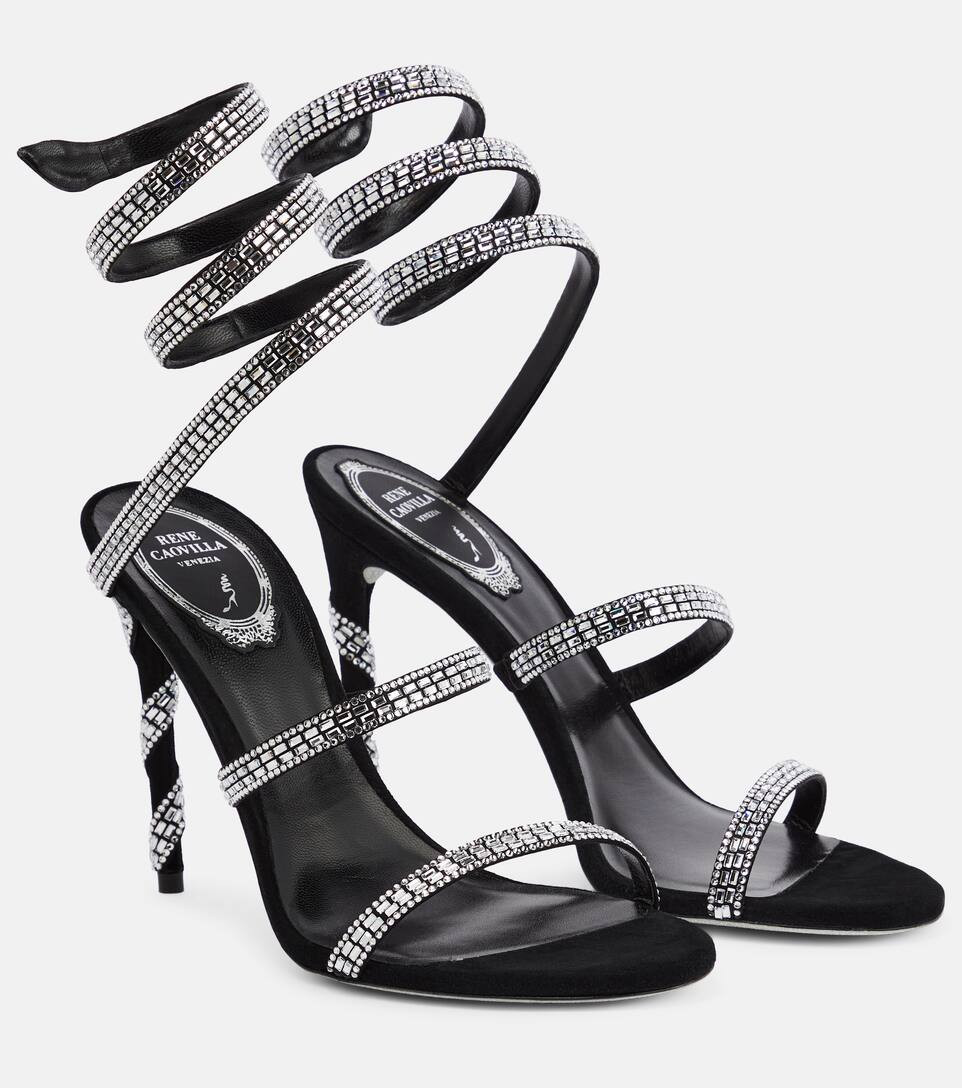 Margot embellished velvet sandals | Mytheresa (US/CA)