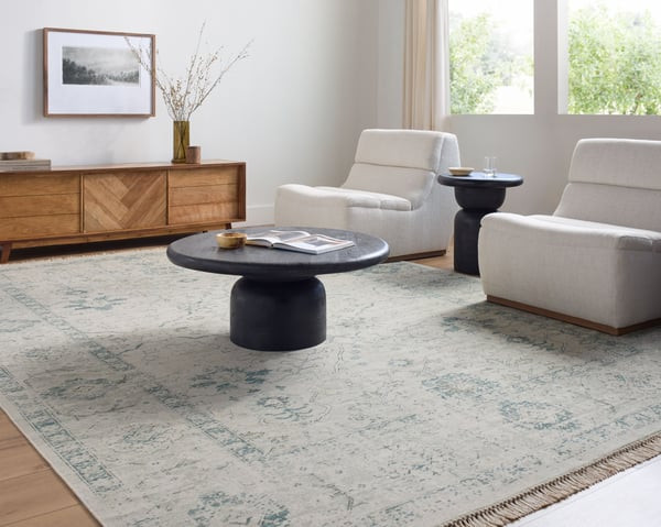 Zainab 24560 Sage/Dark Green/Lime (ZAI-2308) Cotton Handwoven Area Rug | Rugs Direct