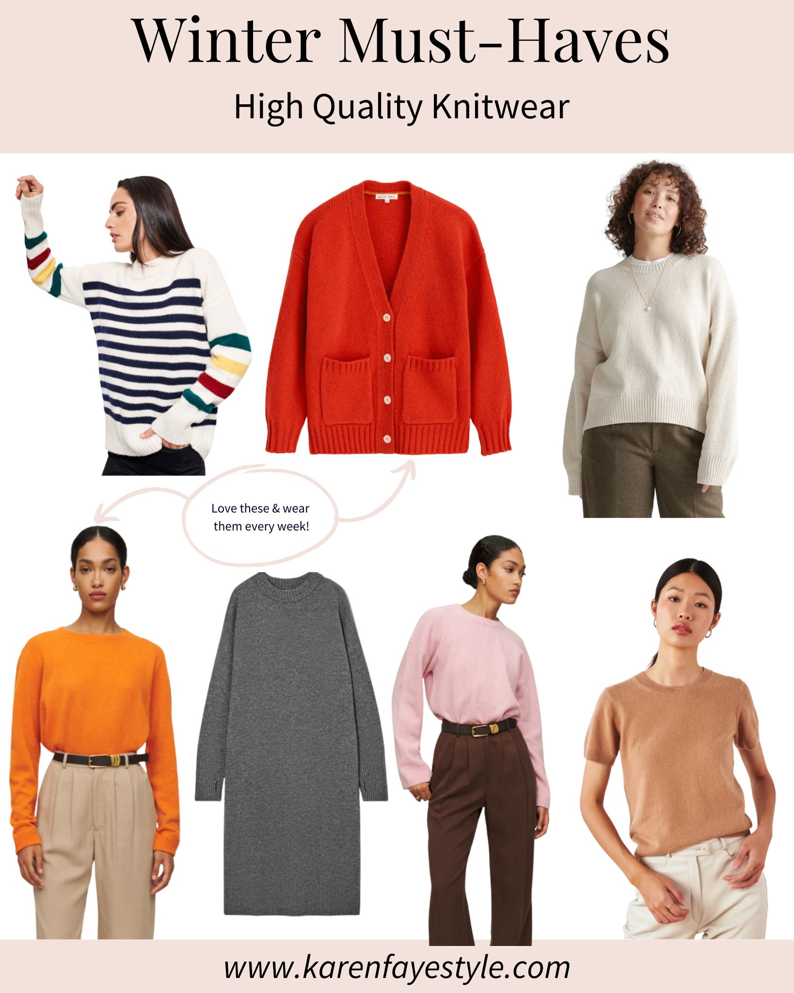 Striped sweater, wool cardigan, cashmere sweater, sweater dress, wool sweater, cashmere t-shirt, oversized sweater, cozy knitwear, high quality knitwear

#LTKSeasonal