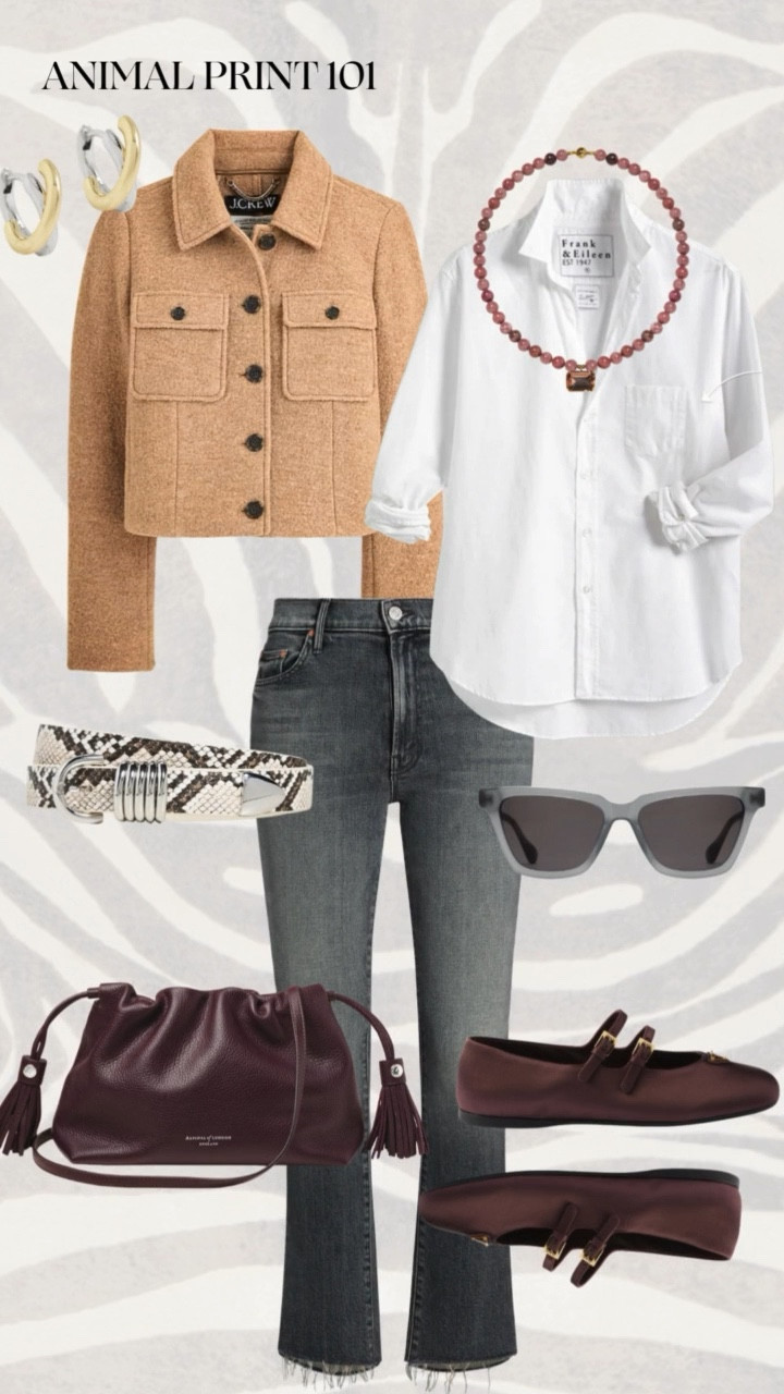 🐆✨ How to Style Animal Print for Fall ✨🐍
Animal print is a timeless fall trend, and the key to wearing it well is all about balance. If you’re new to the trend, start small with a snakeskin belt or leopard flats—just a pop of print goes a long way. For bolder days, try a cow-print jacket or a forever leopard coat to anchor your look.

Styling tips:
✔️ Treat leopard as a neutral—it pairs seamlessly with everything.
✔️ Ground bold prints with rich fall tones like chocolate, burgundy, and olive.
✔️ Keep it polished by mixing one statement print with clean denim or tailored basics.
✔️ Use accessories (belts, bags, shoes) as your entry point if you’re print-shy.

Every piece in this edit is chic, wearable, and easy to style for day or night. 🍂
Shop all of these fall animal print looks now on jcathell.com
 and LTK.

#FallFashion #AnimalPrintStyle #LeopardPrint #SnakeskinBag #CowPrintJacket #FallOutfitInspo #ChicStyle #LTKstyletip

Fall outfit, fall fashion

#LTKOver40 #LTKShoeCrush #LTKStyleTip