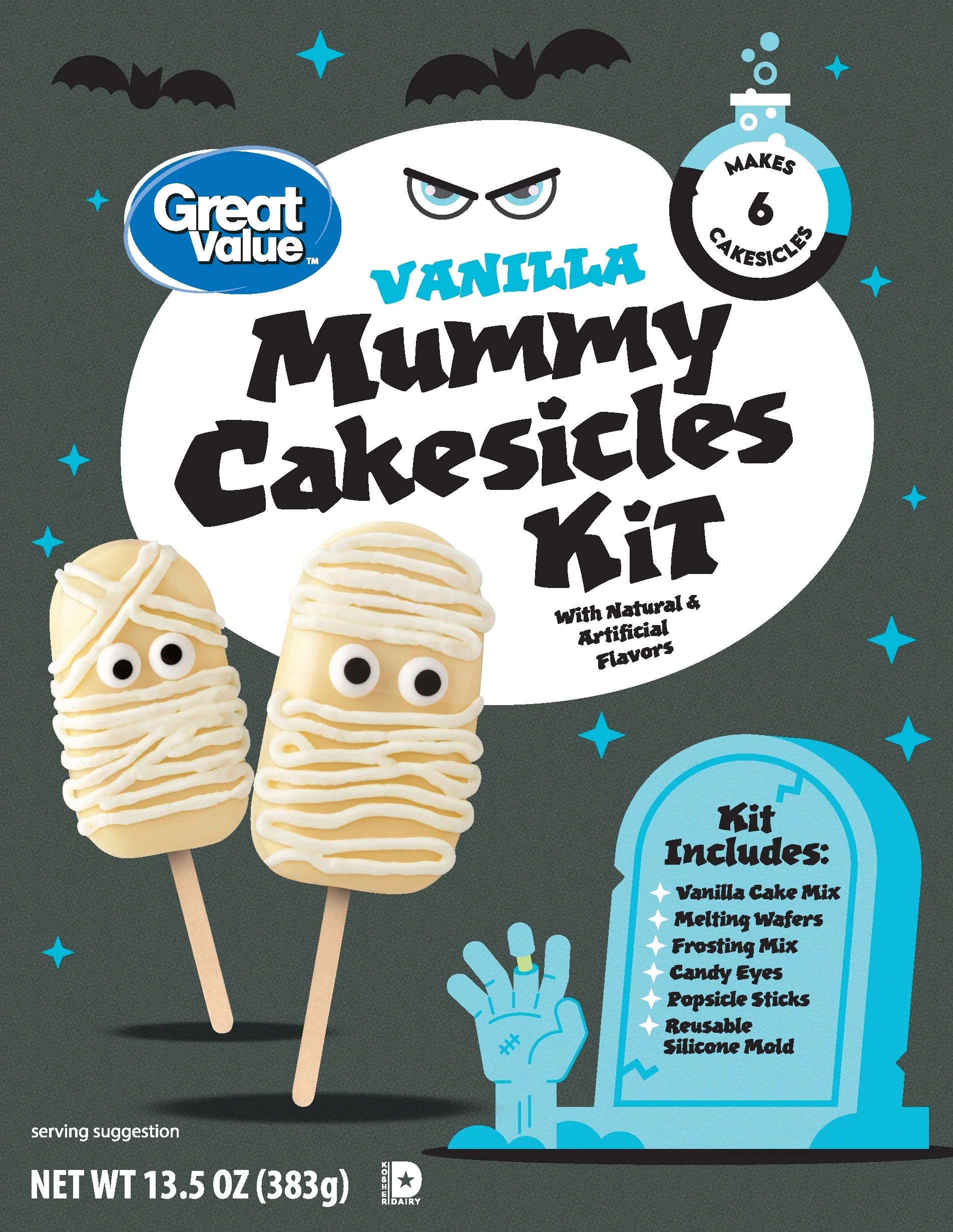 Great Value Halloween Mummy Cacksickle Kit - Walmart.com | Walmart (US)