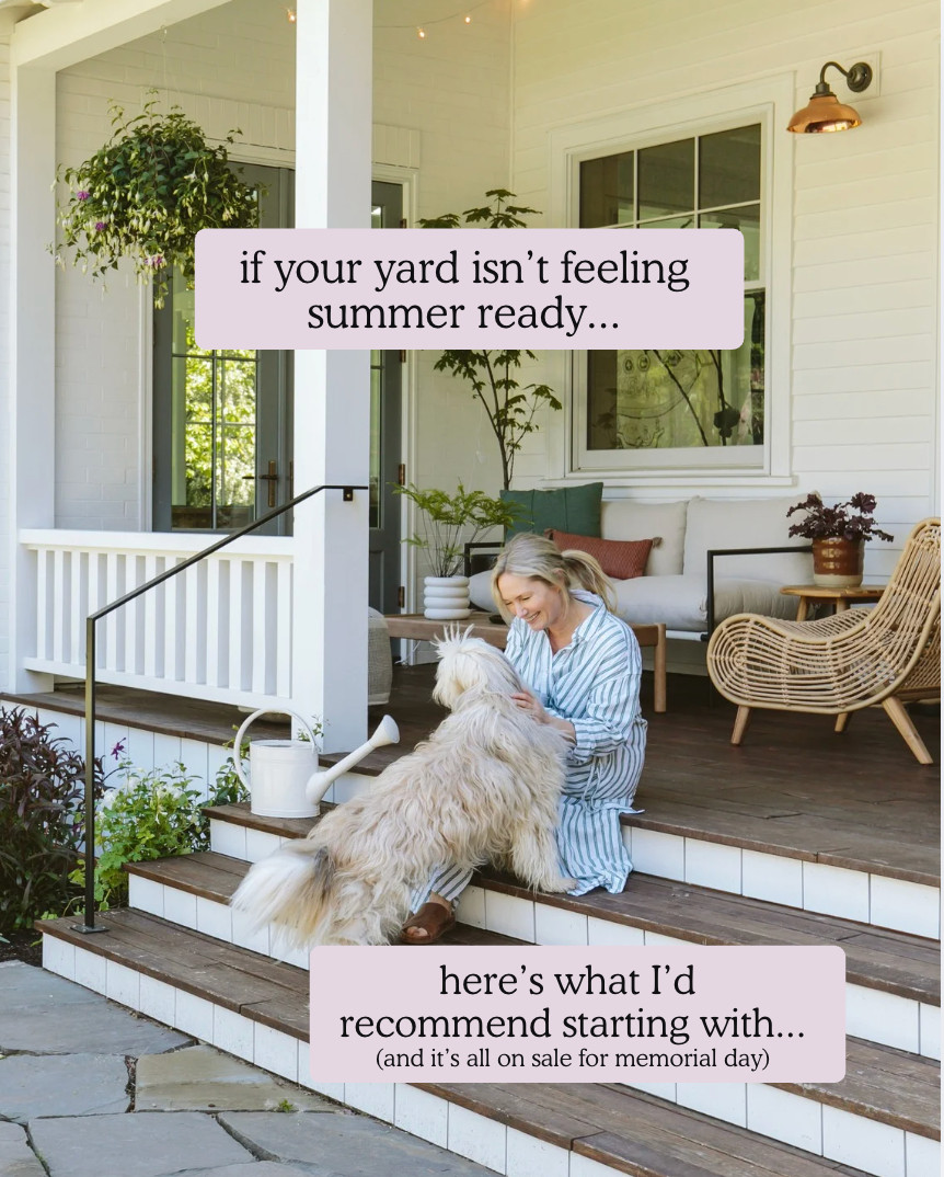 This is the BEST weekend to get your yard dialed because everything is on sale:) Linked all my faves on sale below! xx #outdoor #hosting #yard 

 