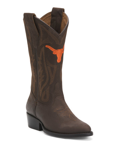 Made In Mexico Leather University Of Texas At Austin Western Boots | Marshalls