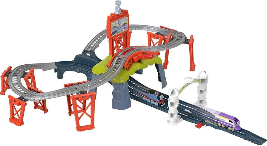 Thomas & Friends Diecast Toy Train Set Race for the Sodor Cup Track Playset with Thomas & Kana En... | Amazon (US)