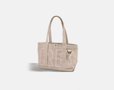 Custom Alpha Tote - Toasted Almond | BaubleBar