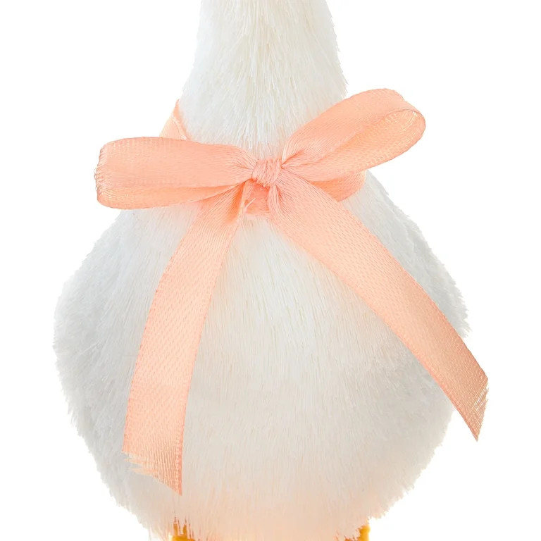 Duck Tabletop Decoration, White and Peach, 6.5", Easter by Way To Celebrate | Walmart (US)